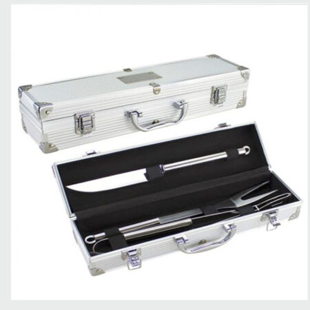 Set asado Caja Metal x 3 utensilios