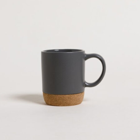 MUG Net Grey Base Corcho 190 ml